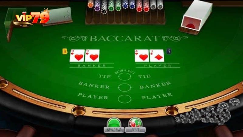 Các bước chơi Baccarat cơ bản VIP79